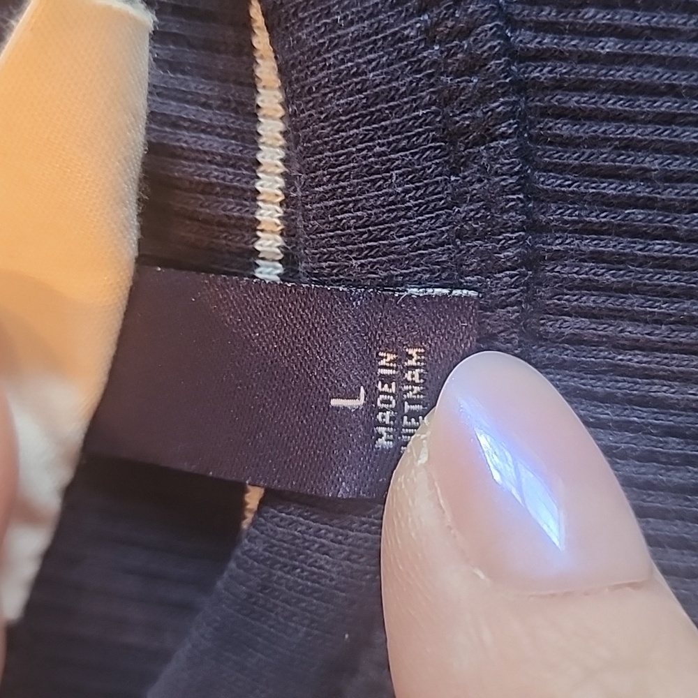 Universal Thread Blue And White Stripe Ribbed Tank Maxi Dress Large - Picture 3 of 7